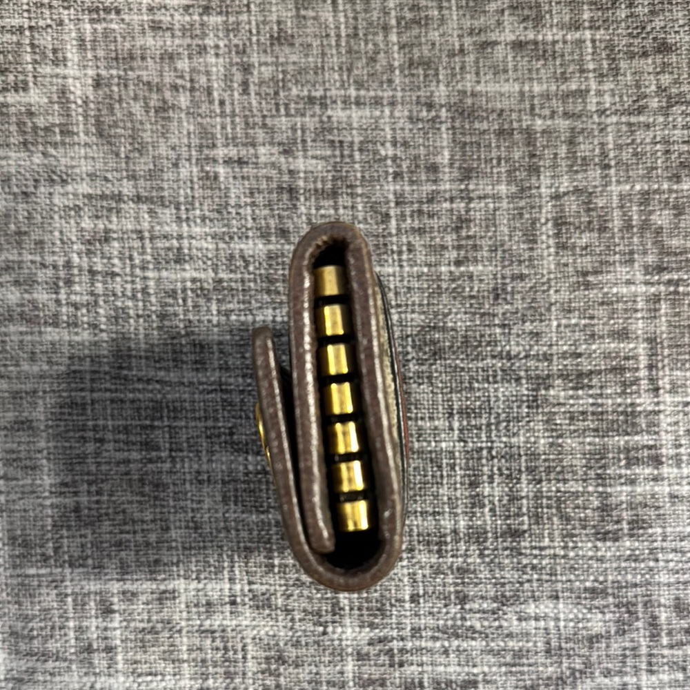 Gucci Brown with Sherry Line Key Holder with Iconic Monogram - Picture 5 of 7